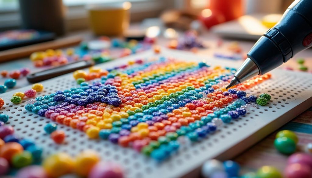 entdecken sie, wie einfach bügelperlen bügeln für kreative bastelprojekte wird – praktische tipps und kreative ideen für jedes alter.