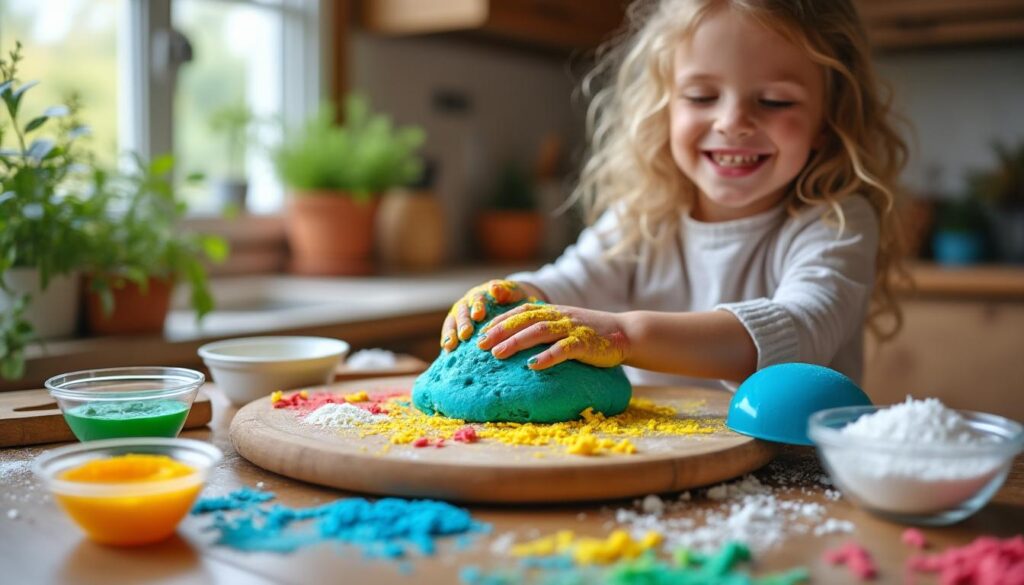 entdecken sie einfache und sichere rezepte, um knete selbst zu machen – perfekt für kinder zum basteln und spielen.