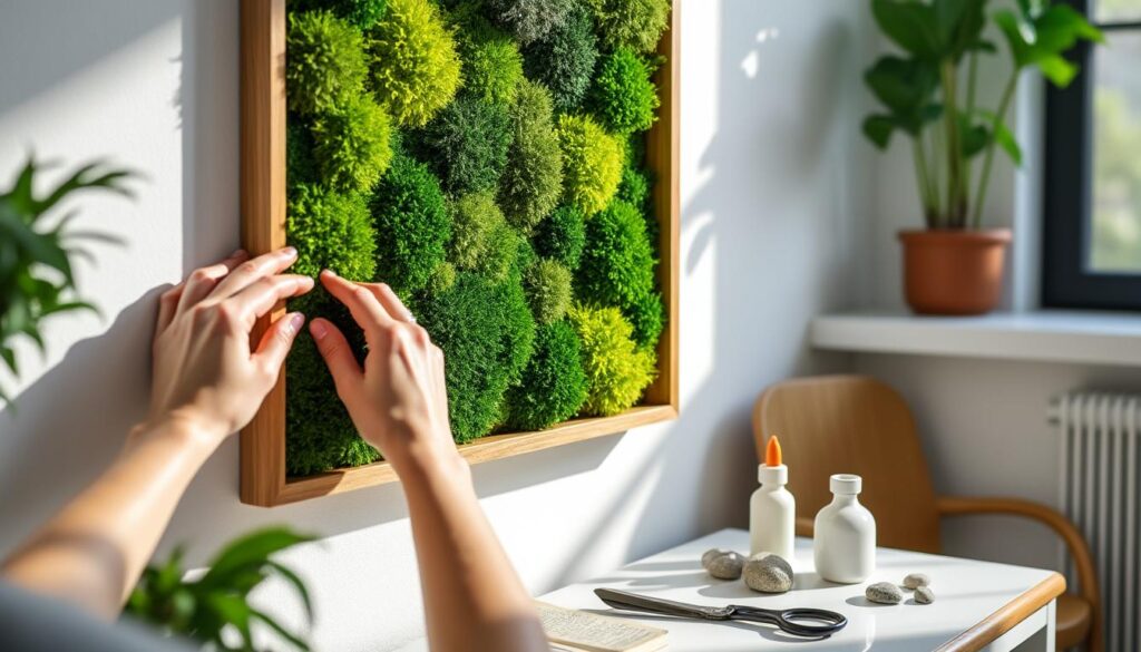 moosbild selber machen: eine einfache anleitung für kreative wanddekorationen, die ihrem zuhause einen natürlichen und einzigartigen look verleihen.